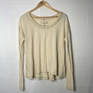 We The Free - Womens Small (loose Fit) Cotton long sleeve Tee shirt